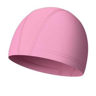 高弹透气锦纶布舒适护耳长发游泳帽儿童成人男女加大不勒头防水