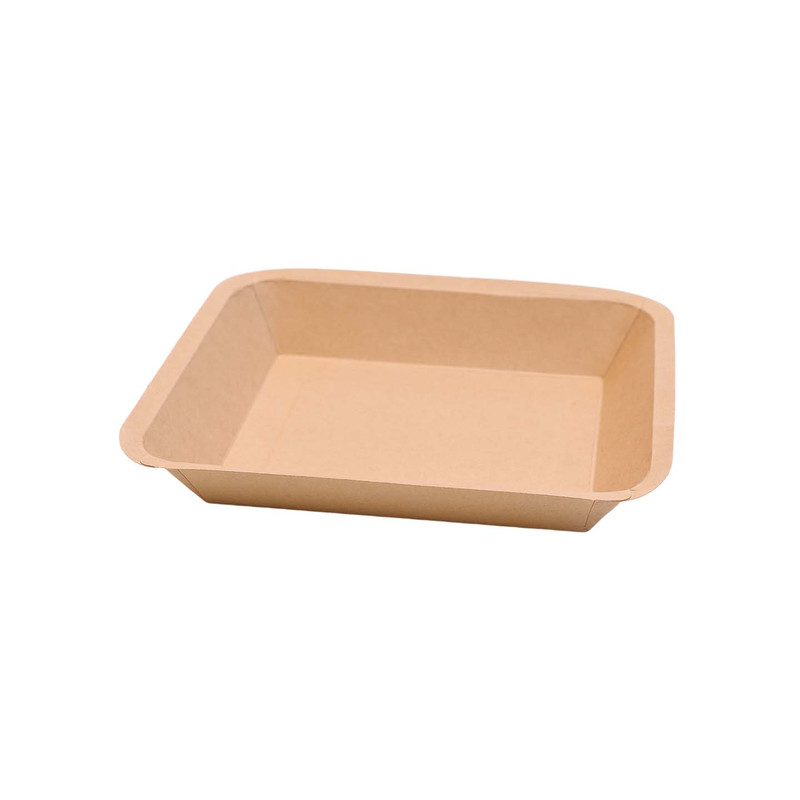 程圆牛皮纸一次性托盘食品级