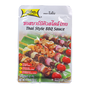 泰国LOBO泰式BBQ烧烤酱50克微甜肉类蔬菜烧烤酱料腌制涂抹蘸料用