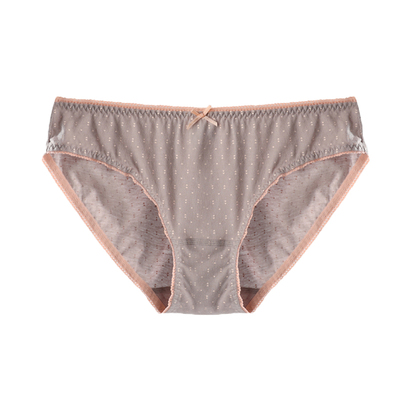 棉文化舒适透气少女100%抗菌内裤