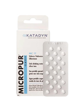 瑞士katadyn康迪净水片户外应急净化饮用水除菌消毒药MF/MC净水片