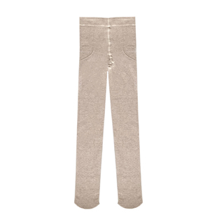 purpleguys灰色连裤袜女秋冬加绒加厚黑保暖羊绒微压显瘦打底裤袜