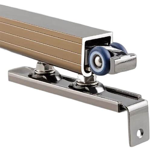 木门推拉门吊门轨道吊轮吊轨滑轨滑轮玻璃移门滑道铝型材全套配件