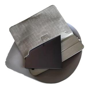 内胆包14寸适用苹果macbookpro13英寸保护套简约鳄鱼纹皮革华为笔记本电脑包Air15