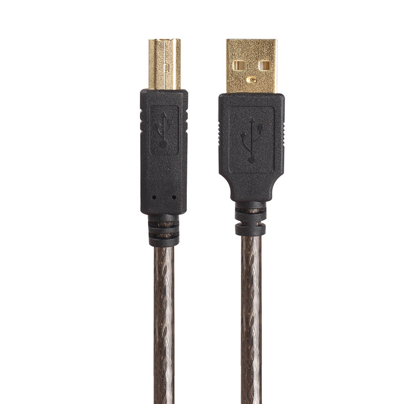 USB公转B数据线 适用于麦克风声卡乐器电钢琴电子鼓小方口传输线