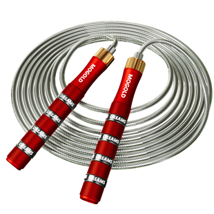 MOGOLD竞速跳绳钢丝儿童小学生专用健身减肥运动学生成人比赛跳绳