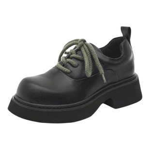 巴黎德比鞋男冬季加绒厚底6cm增高皮鞋女高级感大头鞋子cleanfit