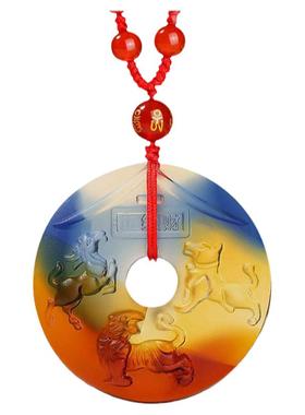 六合三合生肖吊坠男女款本命年