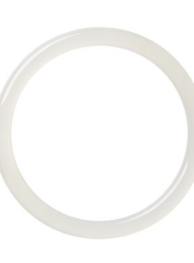 天然白玛瑙手镯高冰白月光古典雅致温婉标配国风小众高级生日礼物