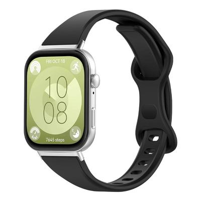 适用于华为FIT4手表fit4pro表带小蛮腰液态硅胶腕带新款watchfit3运动智能手环三四代男女高级感柔软替换配件
