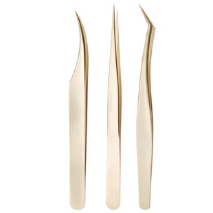 美睫镊子海豚金羽镊子夹子初学者种植睫毛高精度开花嫁接工具套装