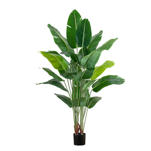 天堂鸟仿真绿植盆栽高端轻奢旅人蕉室内客厅高级仿生植物落地装饰