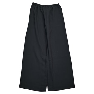 夏季B收三醋酸垂感休闲裤女 RW风纸片人松紧高腰显瘦百搭直筒长裤