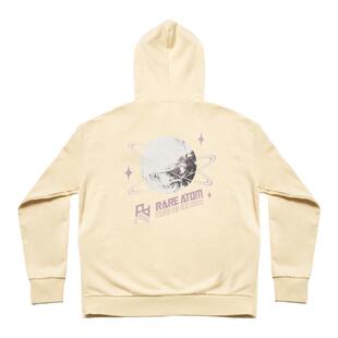 RARE ATOM官方月球表面印花连帽卫衣 oversize潮牌宽松外套男