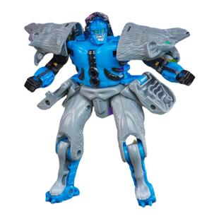 【现货】变形金刚正版超能勇士灰狼勇士玩具12步变形14CM