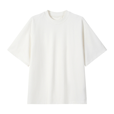 CAKUNTA后背拼缝落肩短袖T恤