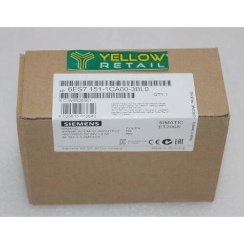 SIEMENS 6ES71511CA003BL0 ET 200S COMPACT MODULE 24VDC 6ES715