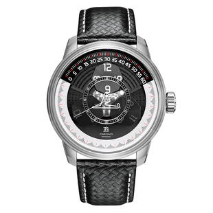 上海(SHANGHAI)手表FAB系列魔数革新赛道盘防水男士自动机械表