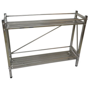 不锈钢花架置物架可移动落地式架子阳台室外兰花专用多层花架子