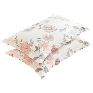 纯棉枕套一对装家用100全棉枕头套48cmx74cm枕芯内胆套2025年新款