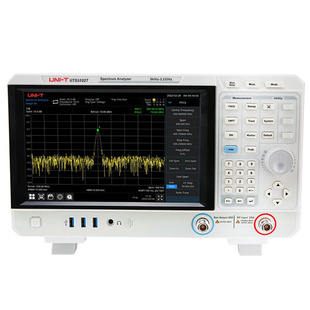 优利德台式频谱分析仪高清大屏电容频谱分析电信号频率功率计数器