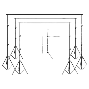 摄影背景架拍照背景布支架背景挂布伸缩杆直播绿幕绿布装饰伸缩横杆支架杆简易证件照照相支撑架拍摄折叠架子