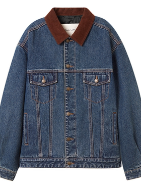 GANT/甘特女士复古牛仔棉服外套