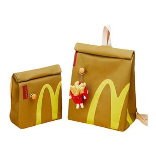麦当劳双肩包周边m记书包生日礼物女生实用女孩子创意搞怪新马年