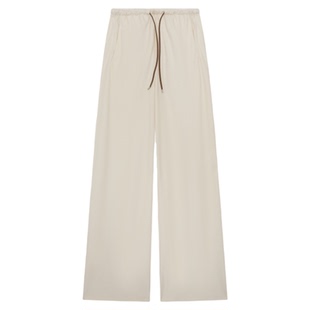 IMMI 设计师品牌25秋冬新品精纺驼绒斜裁长裤 SOLSOL买手店