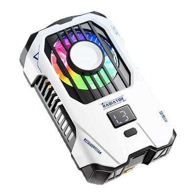 无需插电】无线手机散热器不插电半导体制冷降温神器风扇背夹充电款游戏直播适用苹果黑鲨小米红魔专用iqoo