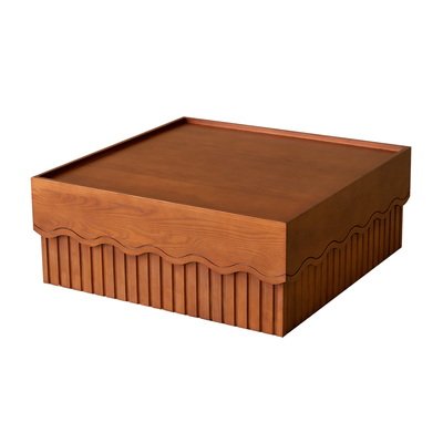 法式复古实木茶几2025新款