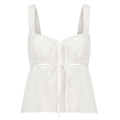 SoftRomance缎面丝带性感睡衣