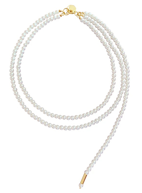 JENNIE同款高端天然珍珠贝母项链