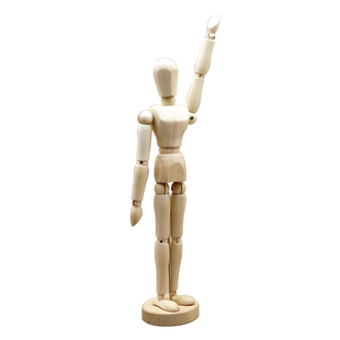 美术绘画动漫木头手关节手模男女儿童木头手小木人木偶人人体模型