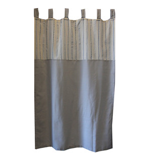 外贸吊带试北欧竖条遮光卧室单片门帘窗帘隔断帘防风挡风帘子