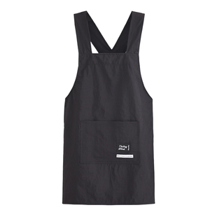 舒适围腰防泼水耐穿家用围裙厨房做饭餐饮罩衣可定制logo工作服女