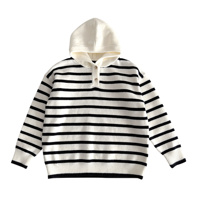 男童韩版冬季连帽加厚洋气毛衣