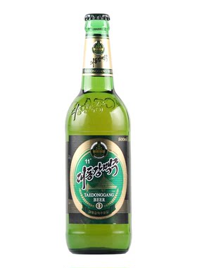 朝鲜大同江啤酒金1号金2号500ml