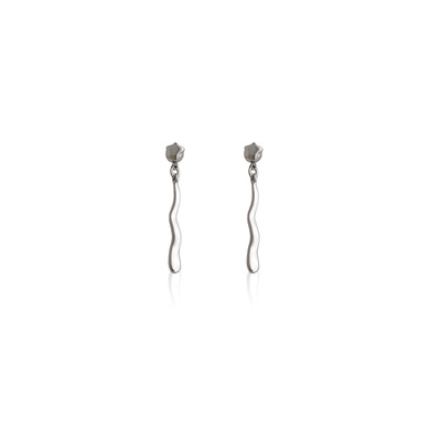 doudoustore长款波浪耳环