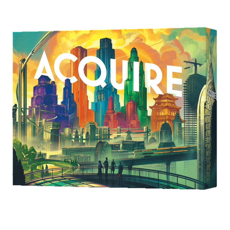 Acquire 并购桌游 经典博弈投资并购多人策略经营聚会游戏英文2-6