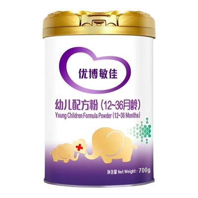 优博敏佳部分水解奶粉3段低乳糖