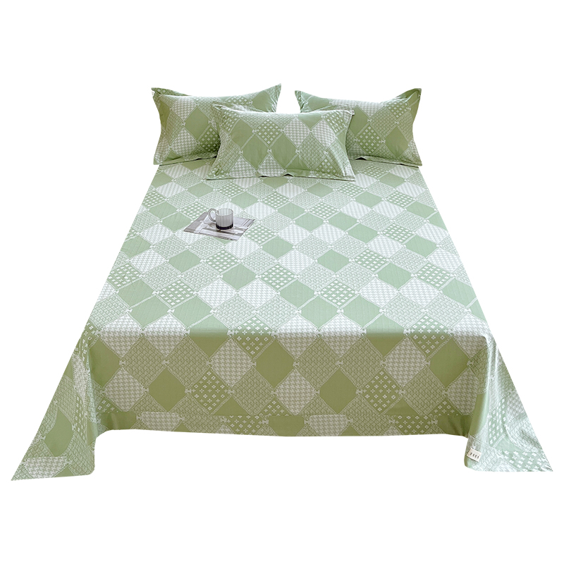 纯棉床单单件全棉加厚老粗布被单