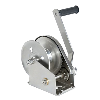 沪工不锈钢手摇绞盘双向自锁