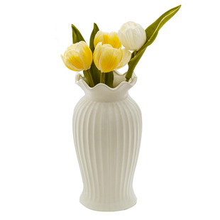 简约ins风陶瓷花瓶摆件水培鲜花富贵竹餐厅客厅高级感桌面装饰品