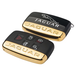 适用于捷豹XE XF XFL EPACE路虎钥匙壳原厂FPACE金灰色银边条电镀