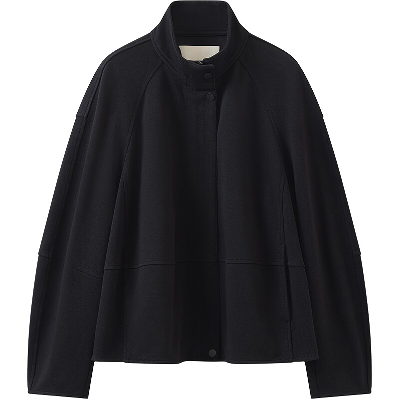 【商场同款】播26秋新品休闲立领短外套女慵懒风上衣BDT3VD3613