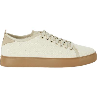 Rag＆Bone 男皮革绒面革边饰棉质帆布运动鞋