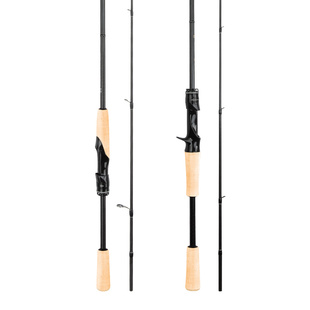 盛河鳜世5代空芯变调虫竿路亚竿FUJI全SIC环鳜鱼鲈鱼直枪柄黑坑竿