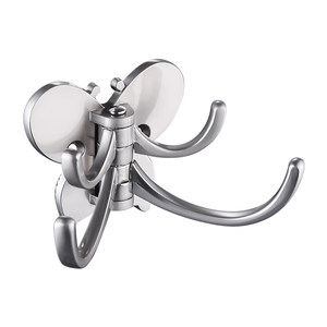 优凡家装五金企业店田园强力衣架子挂衣钩衣服浴室壁挂衣挂单钩衣钩门后简约蝴蝶挂钩