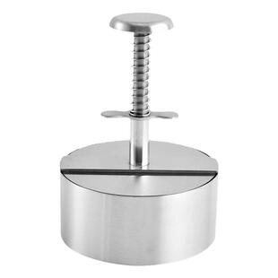 膏药机不锈钢压黑膏药机器圆形手动成型定型滩涂压圆工具实心加厚